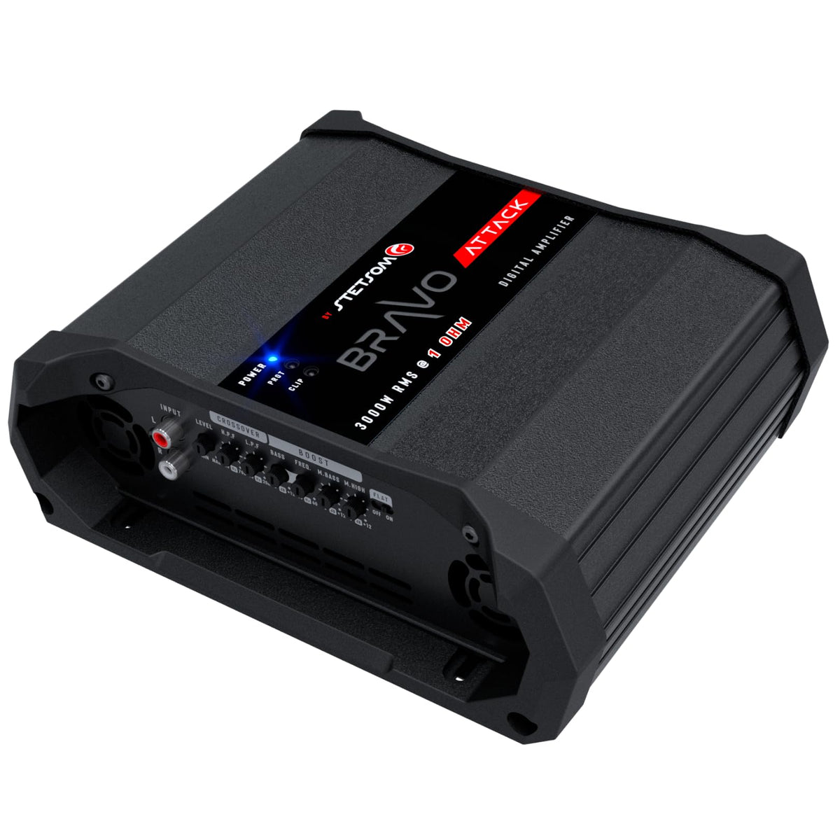 Stetsom Bravo Attack 3000 crossover controls allow precise frequency shaping for your setup.