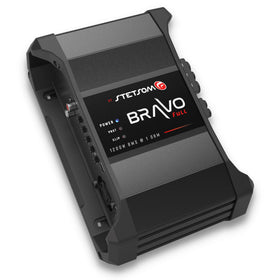 Stetsom Bravo Full 1200 side angle highlights compact Class D chassis