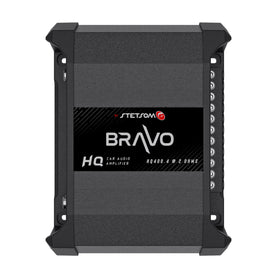Stetsom Bravo HQ 400.4 top view highlighting compact installation.