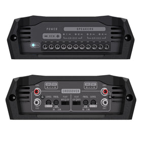 Stetsom Bravo HQ 400.4 high inputs for flexible audio connections.