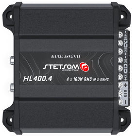 Stetsom HL 400x4 top label for quick model checks and branding.