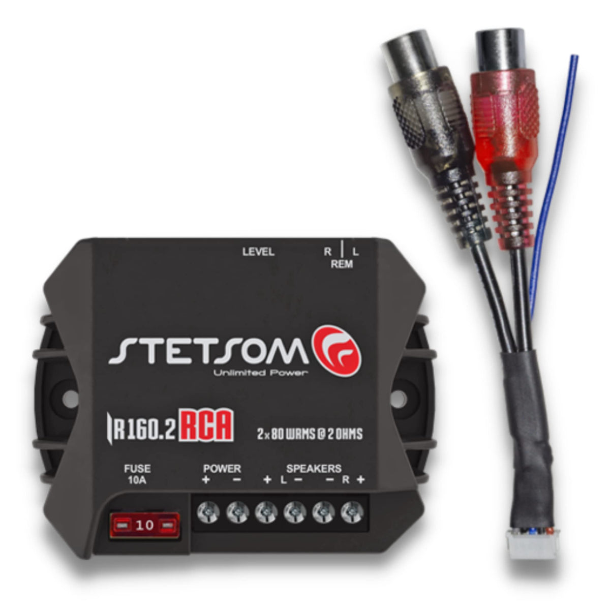 Stetsom IR160 compact-dimension shows a slim footprint for tight automotive installs.