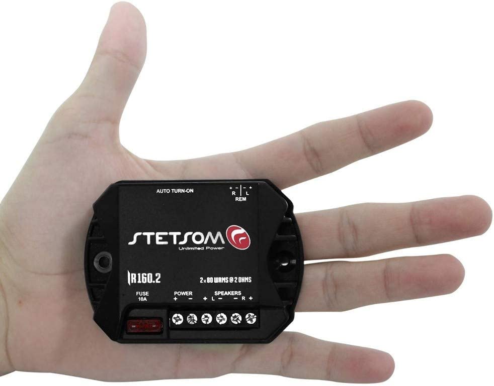 Stetsom IR160-side-view emphasizes a compact profile for glovebox mounting.