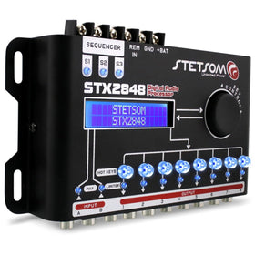 Stetsom STX 2848 PRO back ports ideal for flexible connections