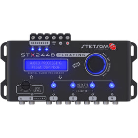 Stetsom STX2448 Floating Pro front panel with dial controls for precise tuning