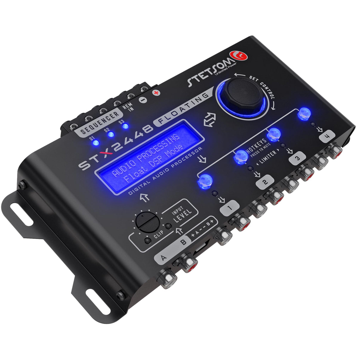 Stetsom STX2448 Floating Pro subharmonic bass output for enhanced low end