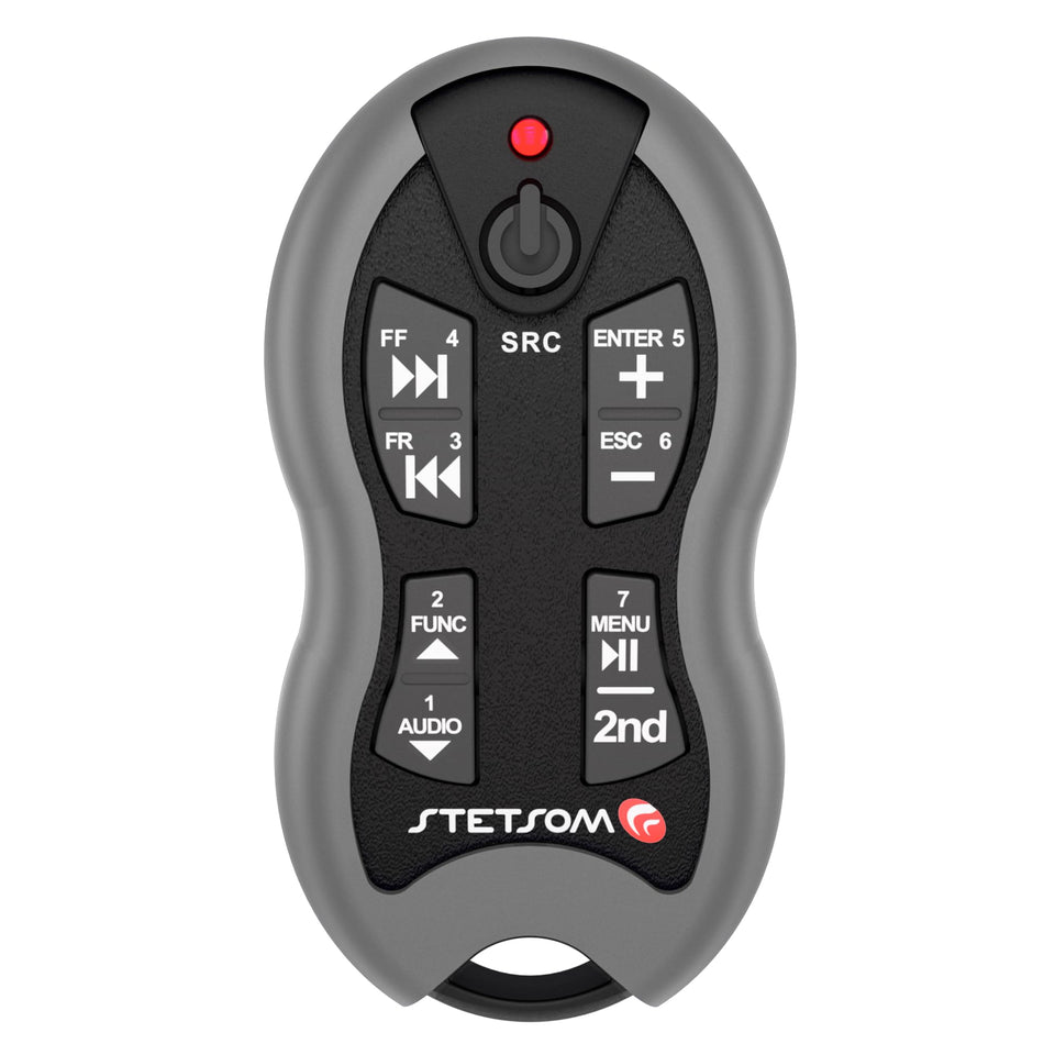 Stetsom SX2 remote front view with long range infrared capability.