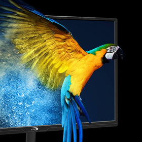 STGAubron monitor side tilt demonstrates ergonomic viewing adjustments.