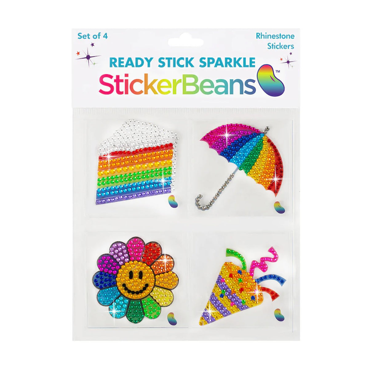 StickerBeans cut-to-shape designs ready for scrapbooks and DIY projects.
