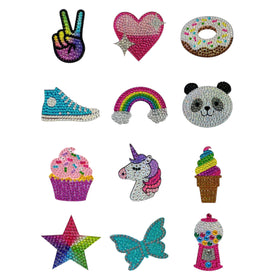 StickerBeans front packaging showing full 12-piece set and colorful branding benefit collectible display