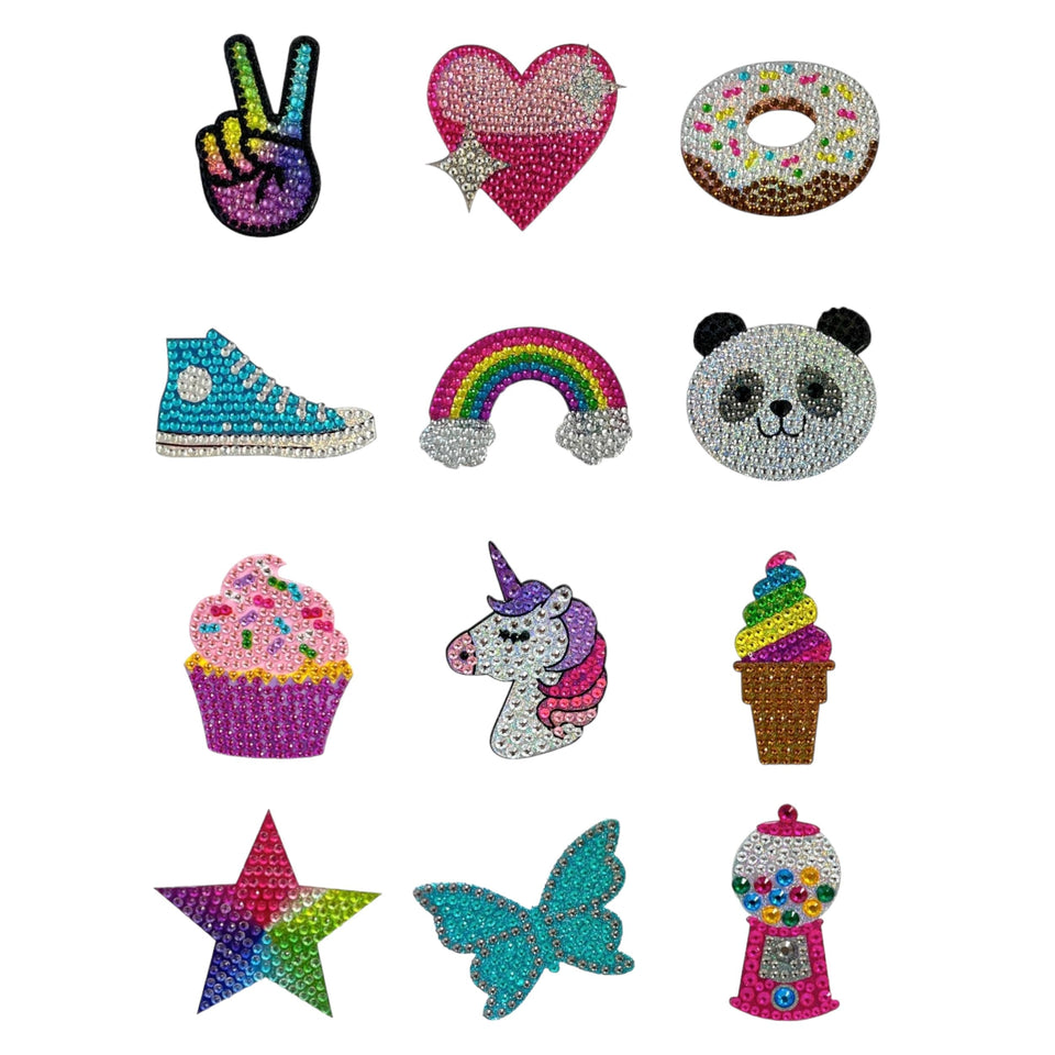 StickerBeans front packaging showing full 12-piece set and colorful branding benefit collectible display
