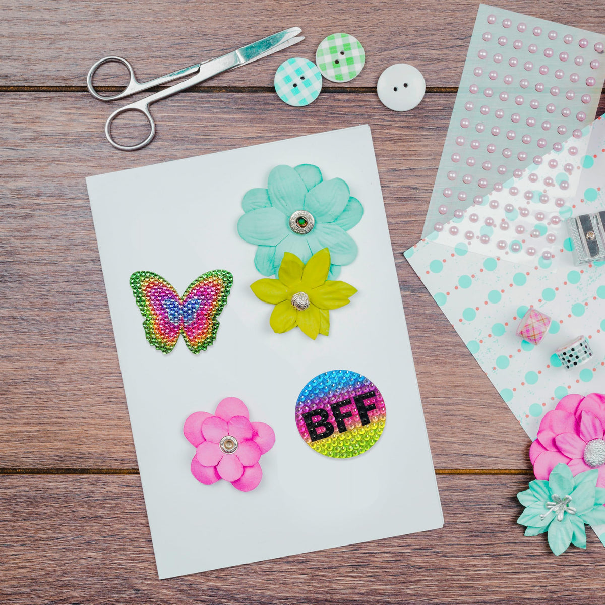 StickerBeans rhinestone stickers collect-trade encourage friendly sharing of sparkle.