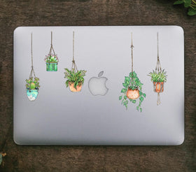 Stickers4 dainty flower stickers create a cozy botanical vibe.