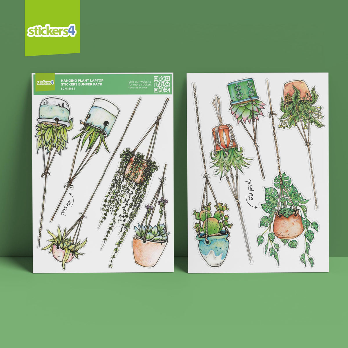 Stickers4 floral MacBook decal adds chic, personalized device styling.