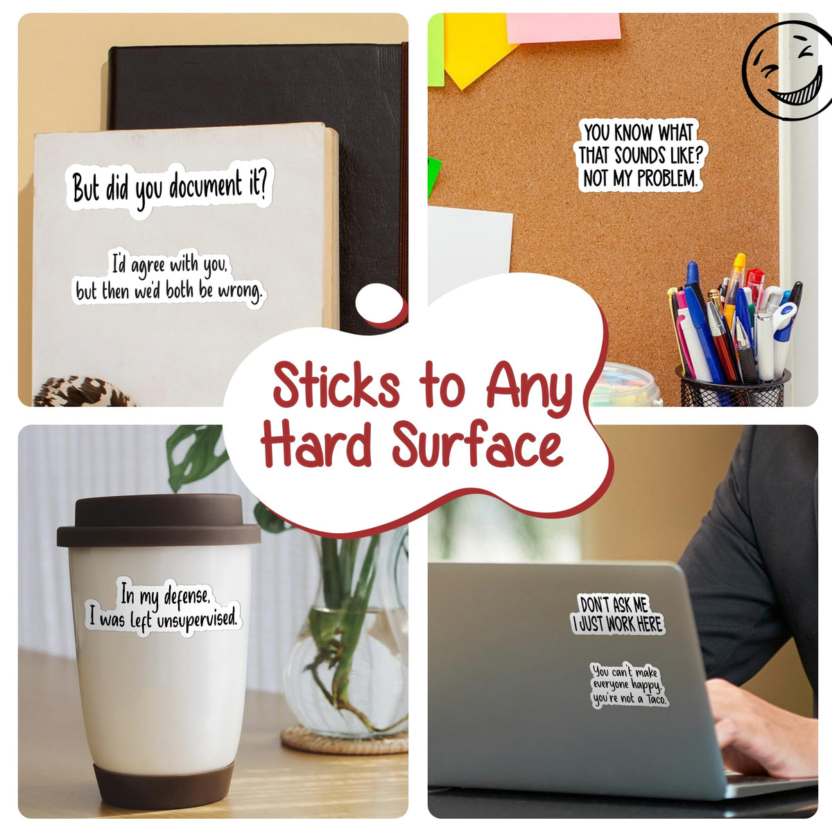 Sticky Expressions water bottle sticker adds style and visibility to hydration gear.