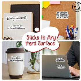 Sticky Expressions water bottle sticker adds style and visibility to hydration gear.