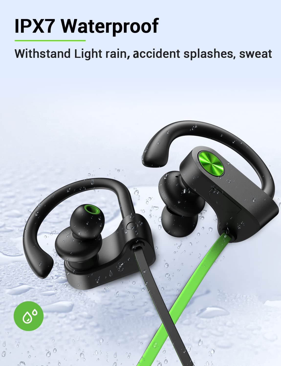 Stiive fit and comfort with ear-hooks and multiple tip sizes