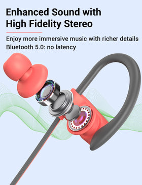 Stiive earhook fit side profile demonstrating secure hold for intense workouts