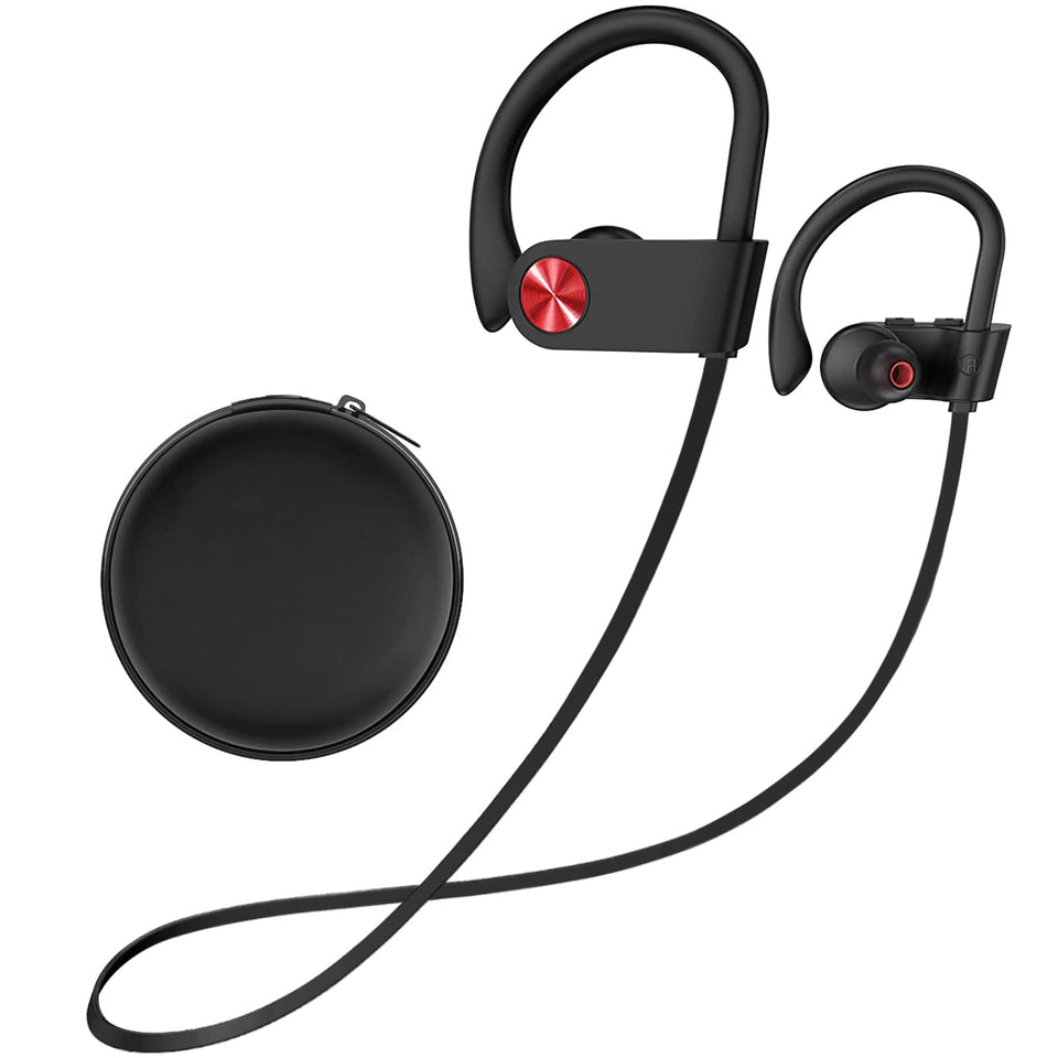 Stiive front view of case and earbuds showing compact design and portability