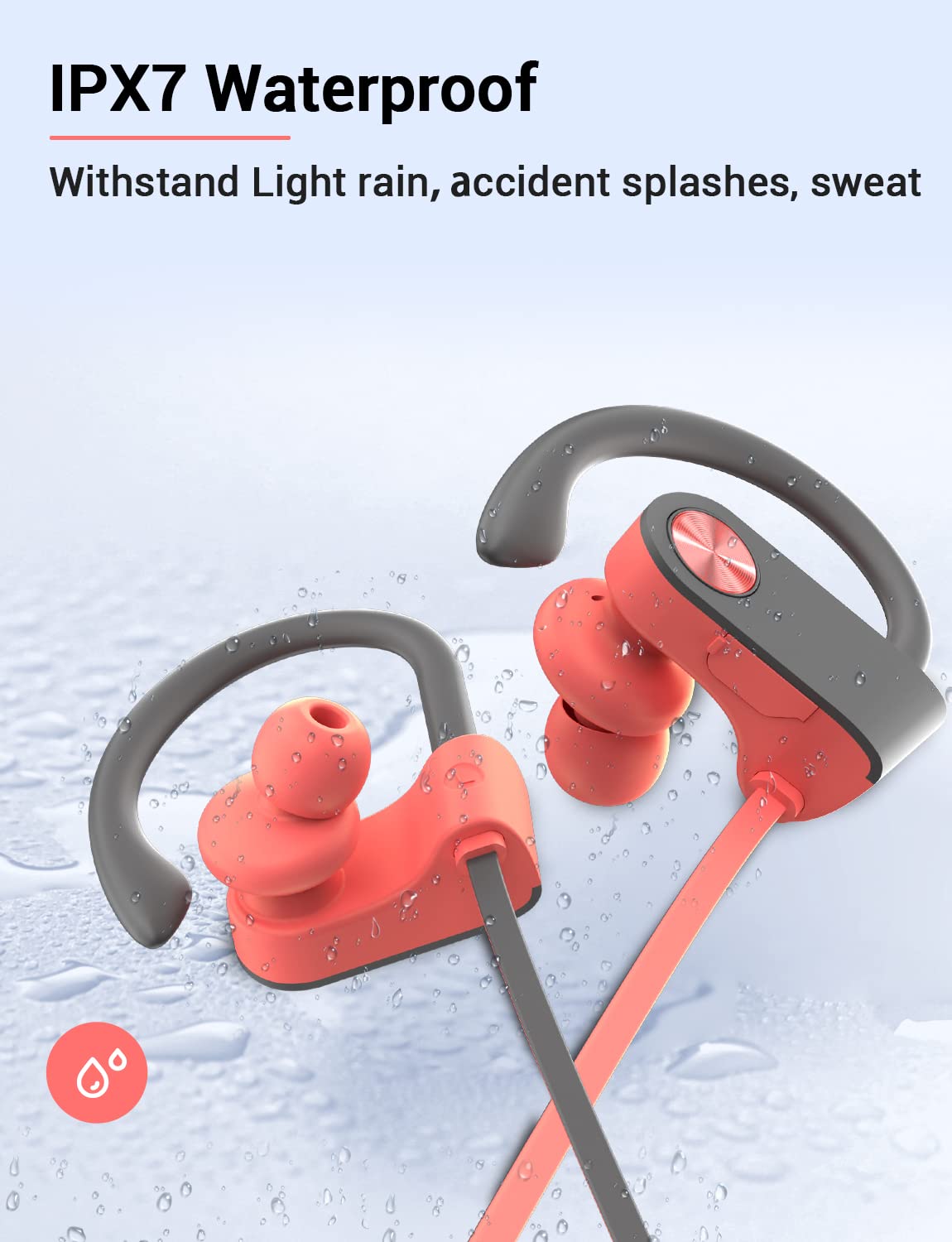 Stiive lifestyle runner wearing earbuds showing stable fit for outdoor exercise