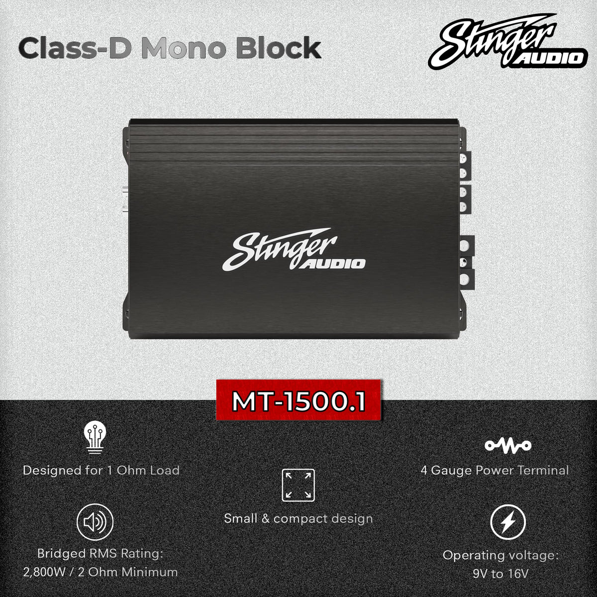 STINGER MT15001 low-pass crossover for bass shaping