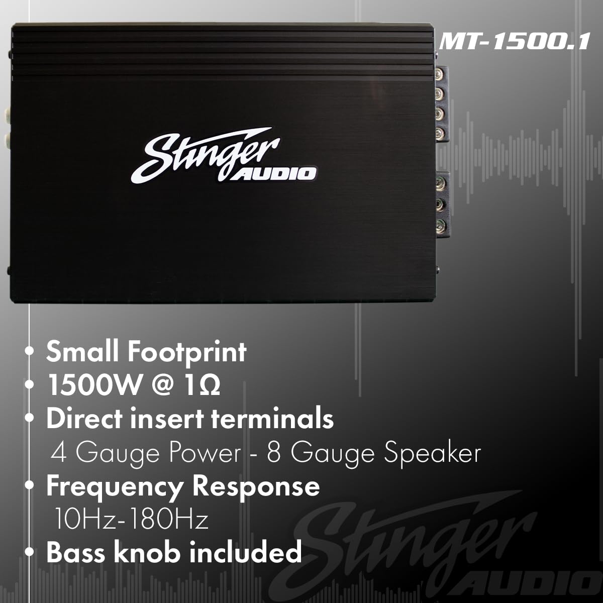 STINGER MT15001 remote bass knob for in‑car control