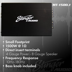 STINGER MT15001 remote bass knob for in‑car control