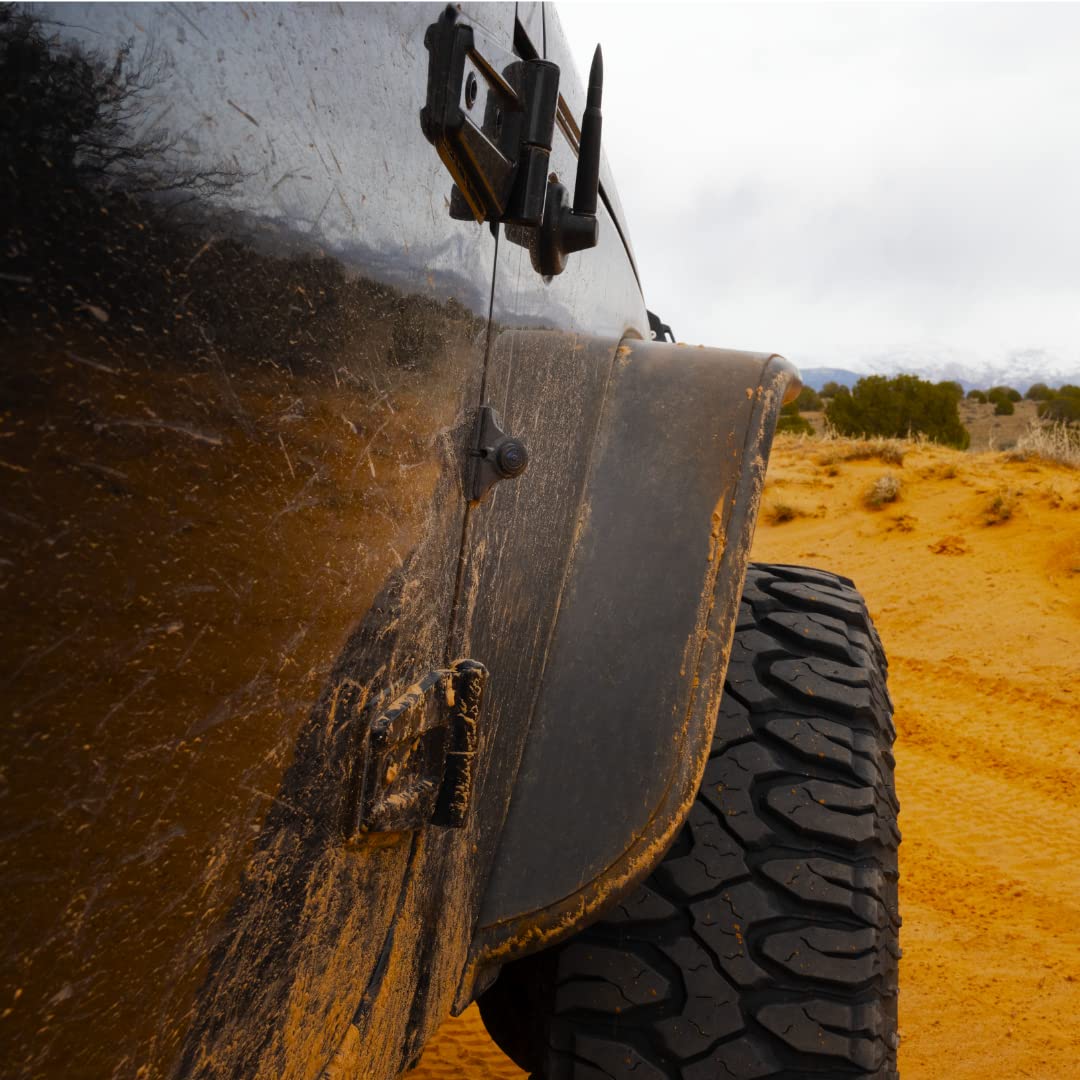 IP67 waterproof housing protects cameras in mud, rain, and dust.