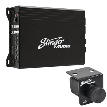 STINGER MT1000 remote bass knob for on-the-fly subwoofer control.