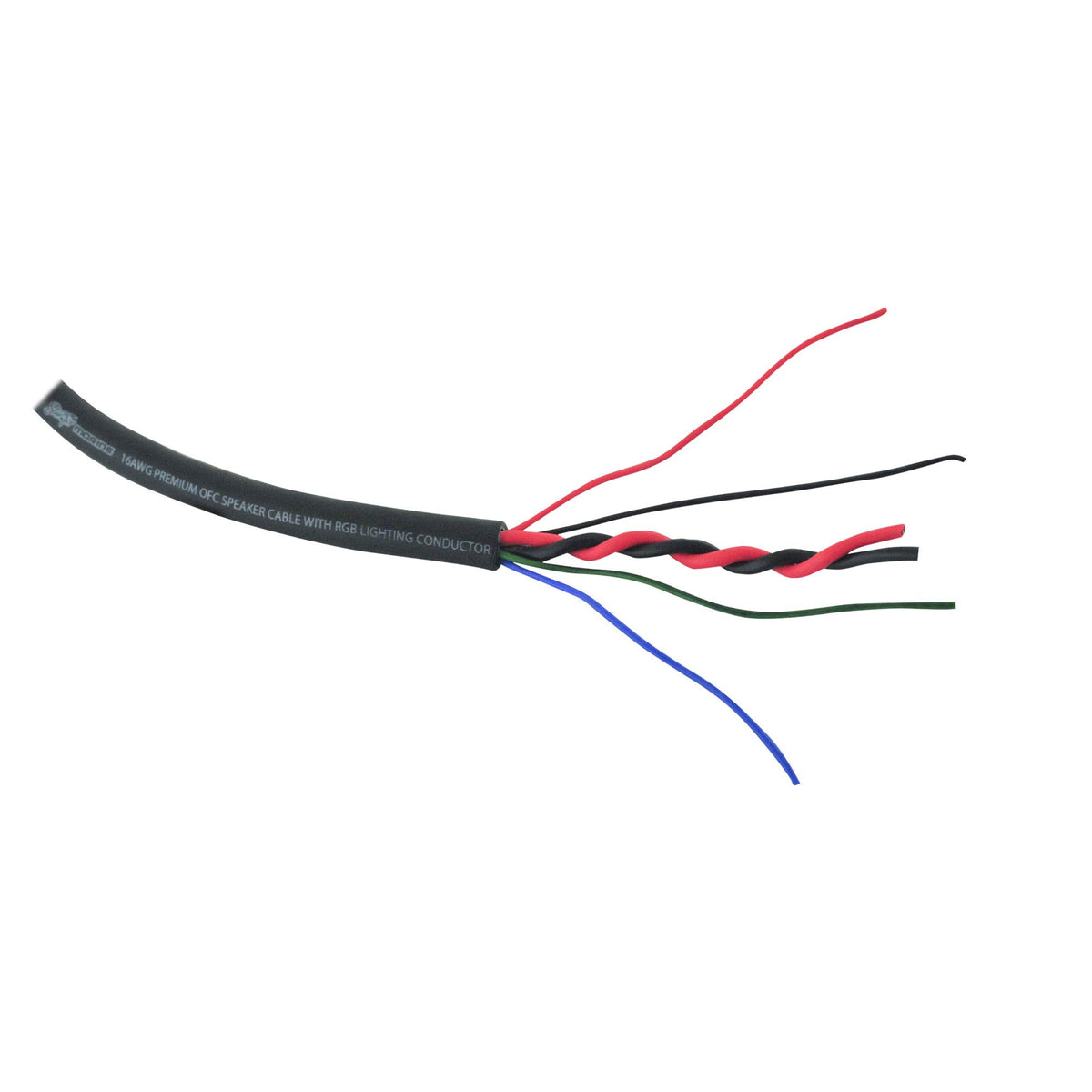STINGER SEASRGB120 16ga speaker wires provide reliable audio connections.