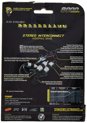 STINGER SI8217 routed in car trunk demonstrating long 17ft reach and tidy installation