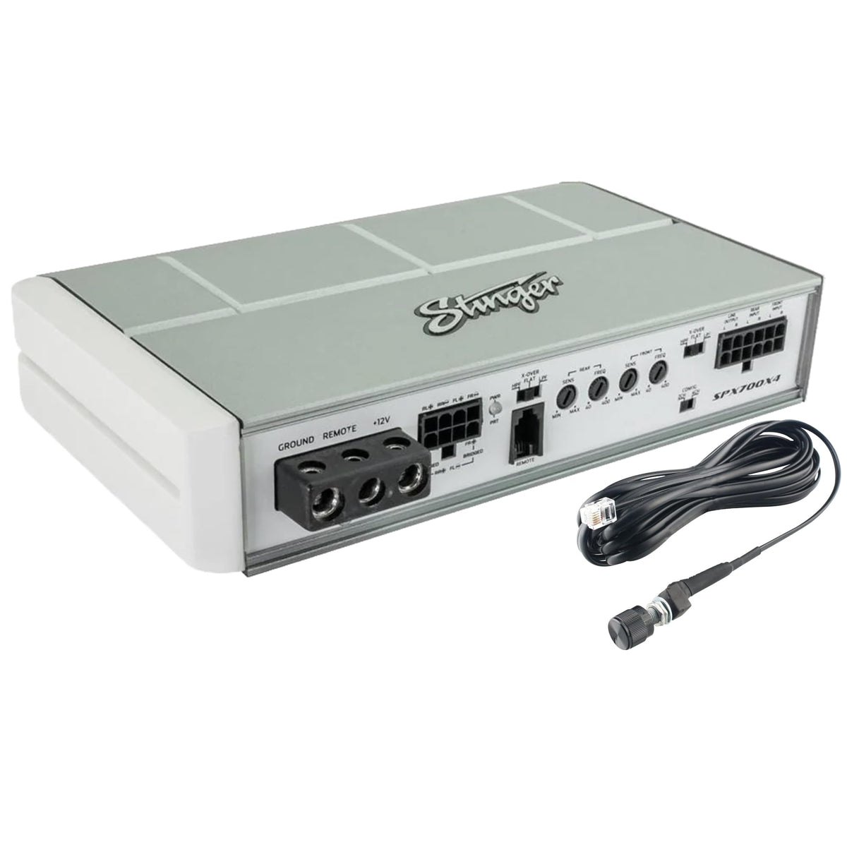 STINGER SPX700X4 front panel built for durable marine use