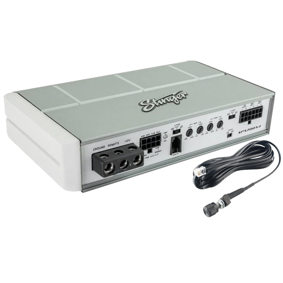 STINGER SPX700X4 front panel built for durable marine use