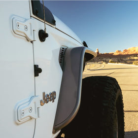 STINGER front-side-view camera for Gladiator JT aids parking and navigation.