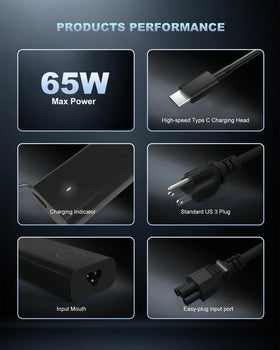 STJJNNWI Dell XPS 13 USB-C charger powers your laptop during meetings