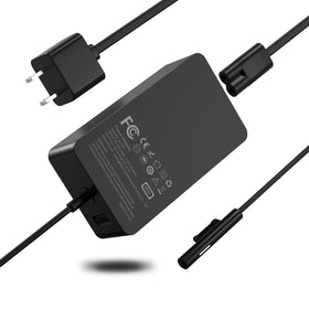 STLIERT 65W Surface Pro charger front view for fast, reliable power