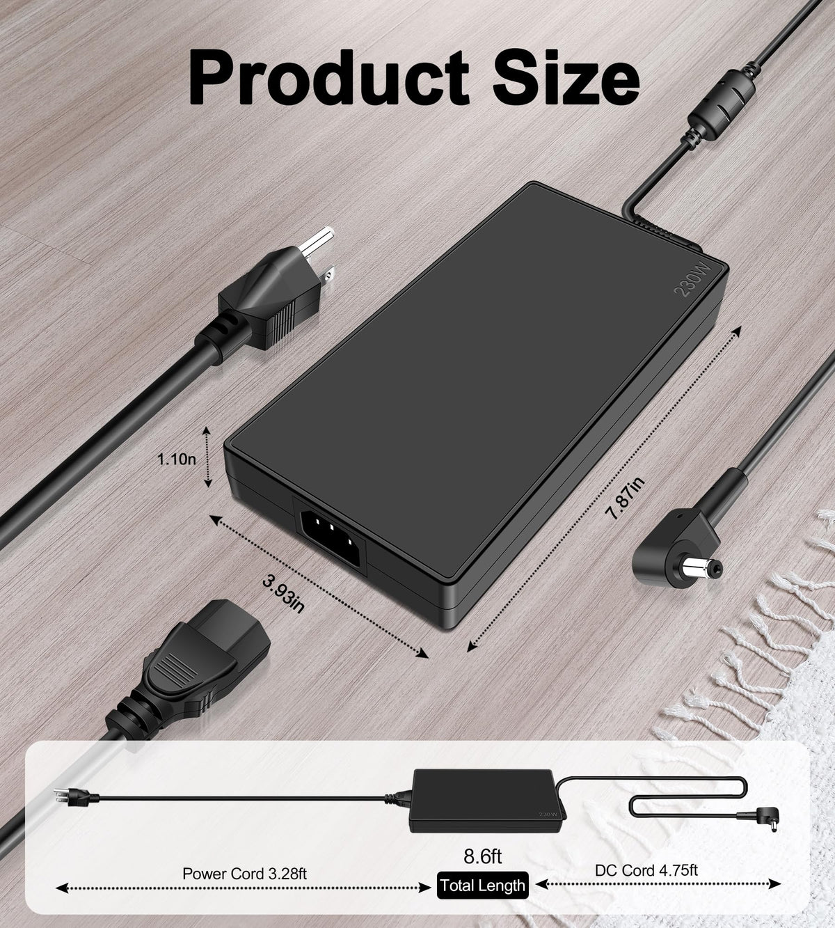 STLIERT packaging with cord and manual displaying included accessories and ease