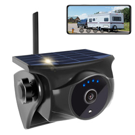 STONVUE solar backup camera mount for easy metal-surface installation.
