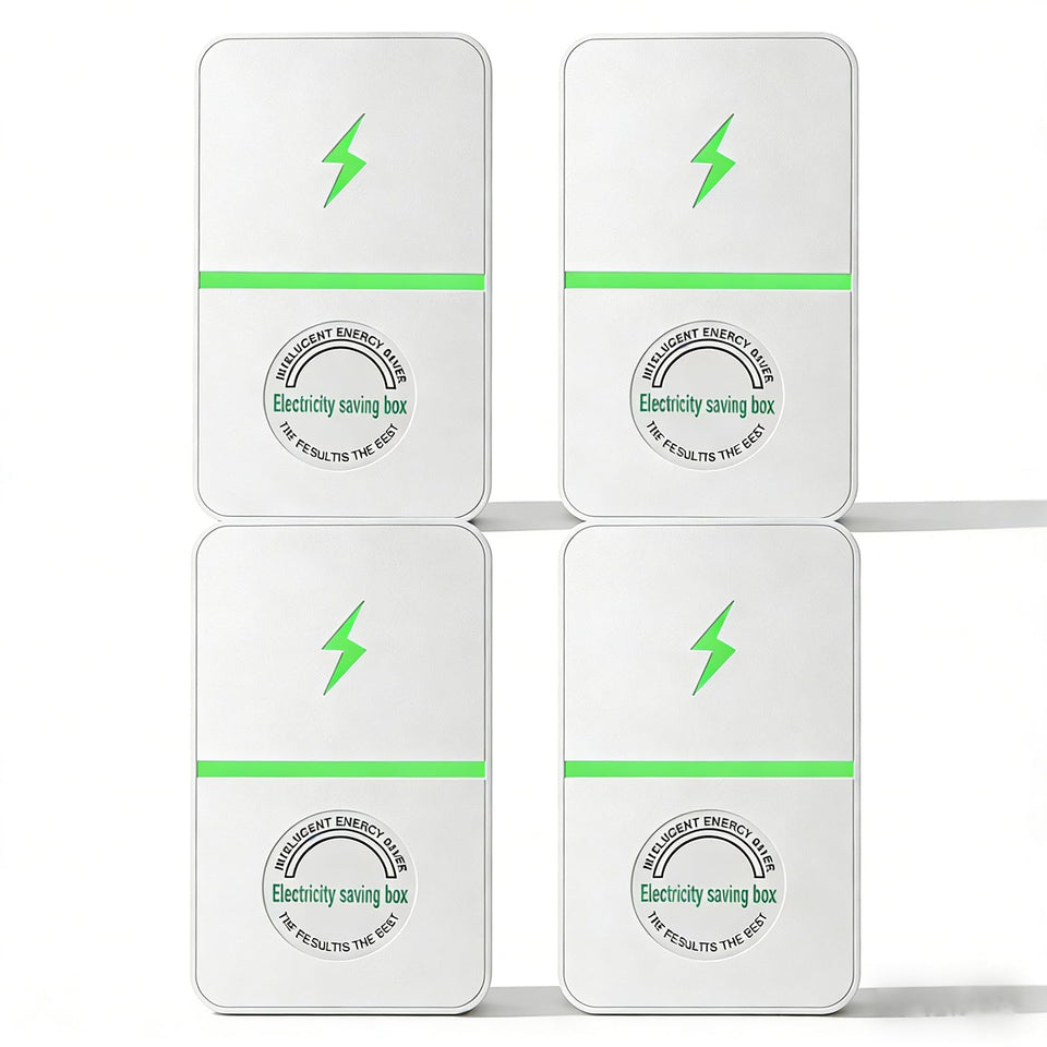 Generic Stopwatt front view showing compact plug design and easy installation benefit
