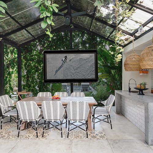 Storm Shell UV-resistant enclosure protects screens without compromising clarity.