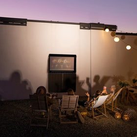 Storm Shell XL extends 180-degree mount for flexible viewing angles.