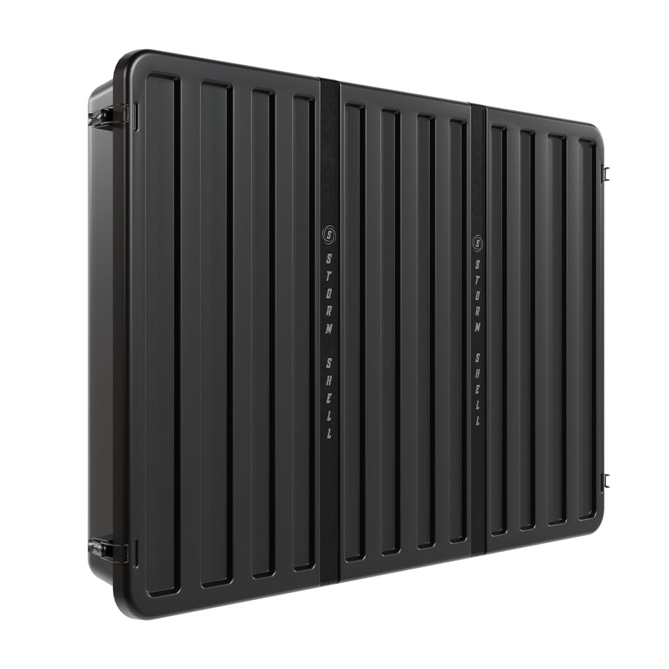 Storm Shell XL TV enclosure for 65-inch screens outdoors.