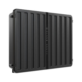 Storm Shell XL TV enclosure front view protects outdoor entertainment.
