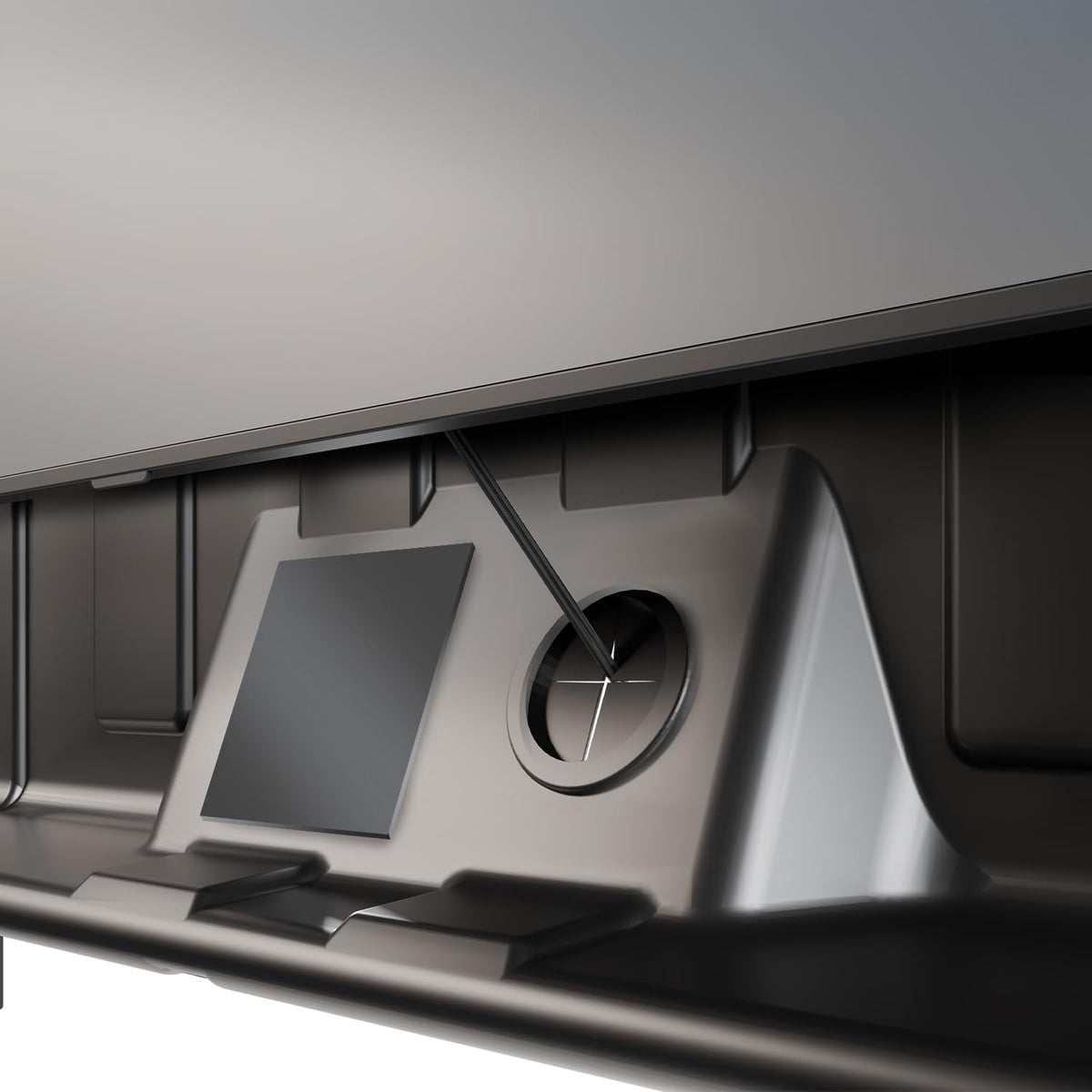 Storm Shell XL metal wall bracket included for sturdy installation.