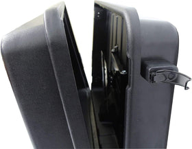 Heavy-gauge steel mount bracket by Storm Shell for durable support.