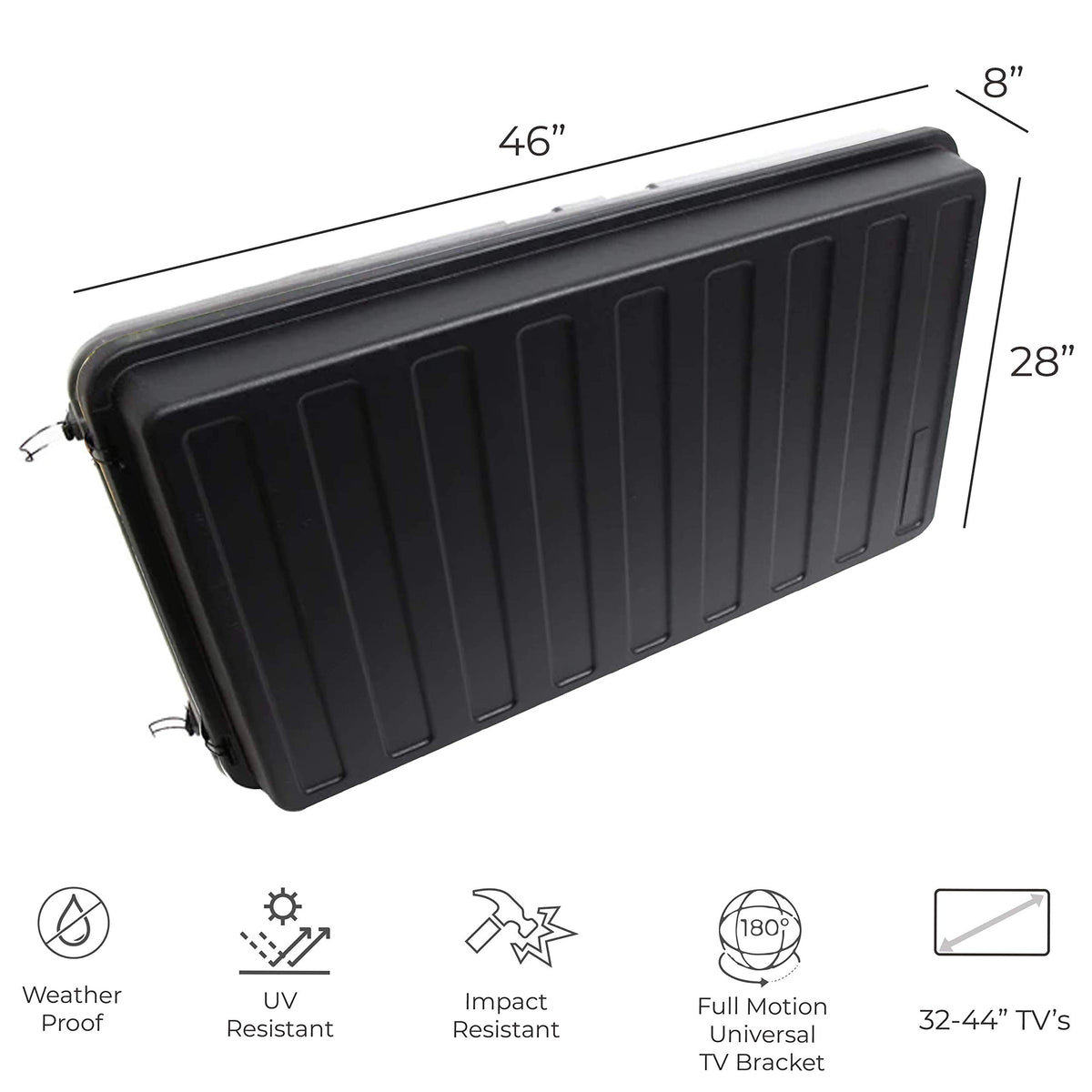 Storm Shell wall mount bracket supports flexible outdoor viewing.