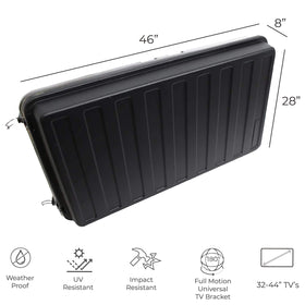 Storm Shell wall mount bracket supports flexible outdoor viewing.
