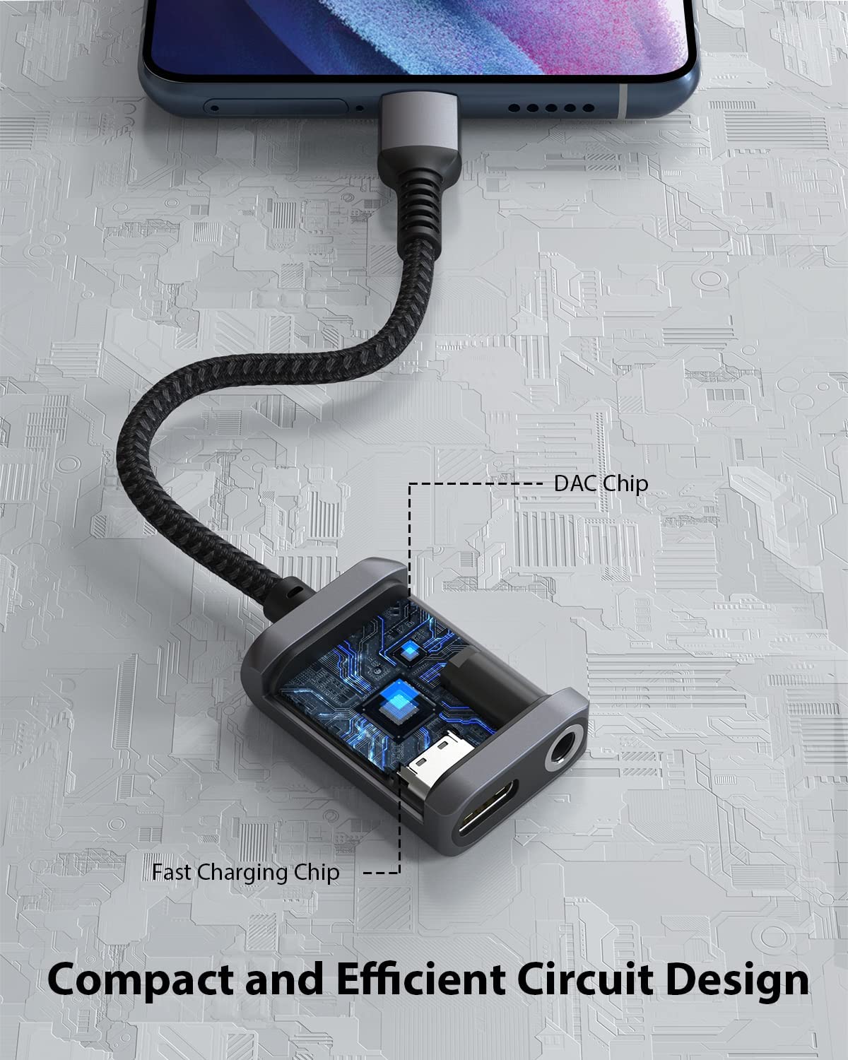 Stouchi compact design fits in pockets for on-the-go listening.
