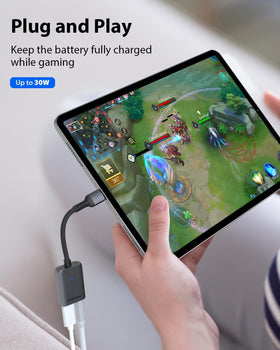 Stouchi adapter supports multiple Type-C devices like iPhone, Pixel, and Galaxy.