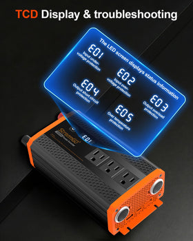 StrenrmGO 1000W inverter cooling fan image highlighting quiet cooling